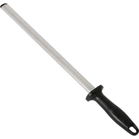 Aiguiseur à Couteaux Diamant - Bâton à aiguiser affiloir 30 cm - Fusil en Acier diamanté - Affûtage Cuisine Camping Outil (1/4)