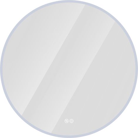 Runder LED-Badezimmerspiegel 80 cm mit Anti-Beschlag und dimmbarer Beleuchtung (1/3)