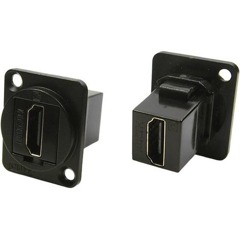 Adattatore XLR presa HDMI a HDMI Adattatore incasso CP30200GMB Cliff Contenuto: 1 pz.