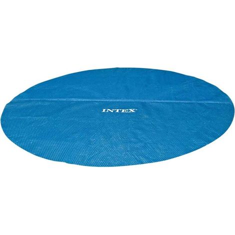 Bâche de piscine solaire bleue 290 cm Polyéthylène 120 microns Pour piscines de 305 cm Économise le chauffage et prolonge la baignade (1/5)