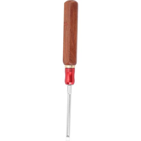 Lot 6 Tournevis Bois Rosewood Embouts Plats Cruciformes PH Fente Acier CrV Mandrin Quick Release Bricolage Maison (1/5)