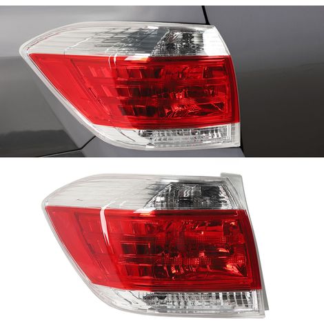 Rücklicht (Leuchtmittel nicht enthalten) für Toyota Highlander 2011-2013 (Übergewicht/nicht standardmäßige Abmessungen) Links: 81560-0E070 (1/5)