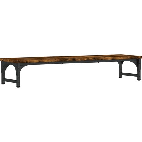 Supporto per monitor da tavolo mobile da scrivania 85 x 23 x 155 cm legno ingegnerizzato marrone 020044905