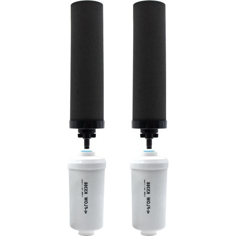Les cartouches filtrantes de rechange SVKBJROY pour purificateurs d'eau à gravité sont compatibles avec les cartouches filtrantes noires Berkey® BB9-2® et les cartouches. (1/4)