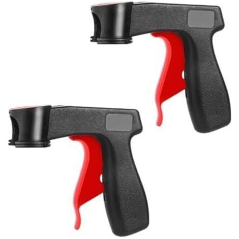 Juego de accesorios para máquina de pintura de 2 piezas de 15 x 2 x 13 cm: mango para pistola de pintura, soporte para botella, soporte para lata de aerosol, soporte para mango y soporte para botella  (1/4)