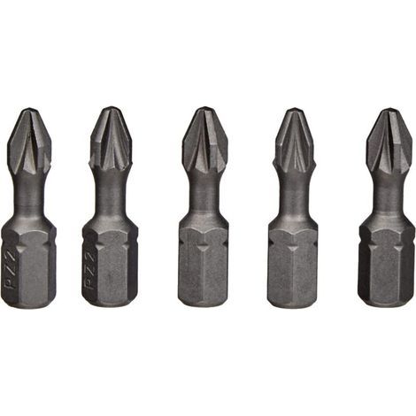 PZ2 25mm Embouts pour visseuse - 5 Pièces - DT7212 - QZ (1/3)