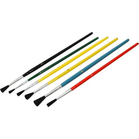 Nespoli Schulmalpinsel 6er Set Schulmalpinsel