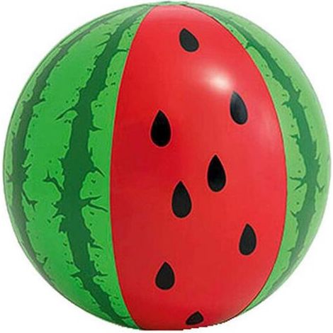Piscina - Braccioli - Giochi da piscina - Pallone da spiaggia - Anguria - 75 cm - Con pompa a pedale (1/5)