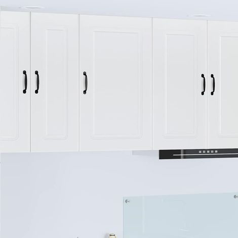 vidaXL Panneau de lave-vaisselle Kalmar Blanc brillant 50 x 31 x 80 cm