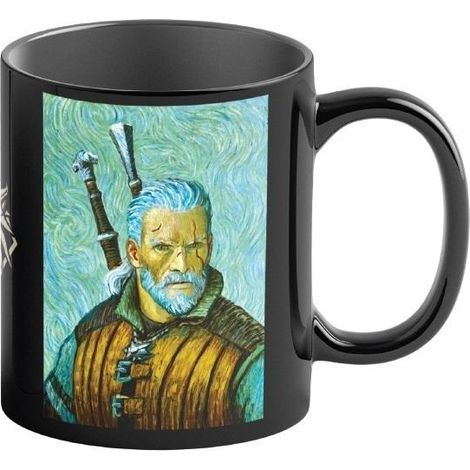 Tazza termoattiva di Geralt di The Witcher.