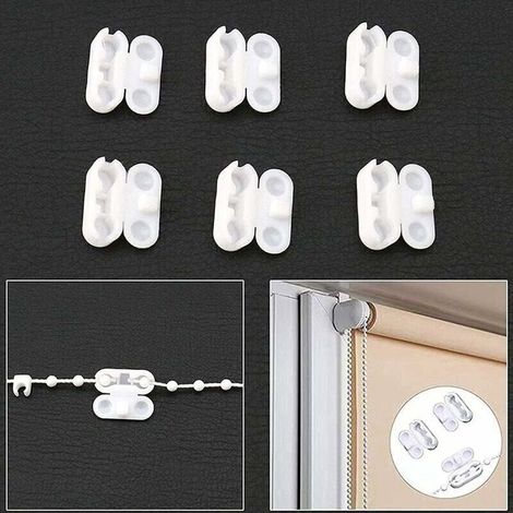Kit di riparazione per tende verticali Bardusch, accessori per tende verticali, kit di ricambio per connettori a catena leggeri per lamelle da 127 mm (1/4)