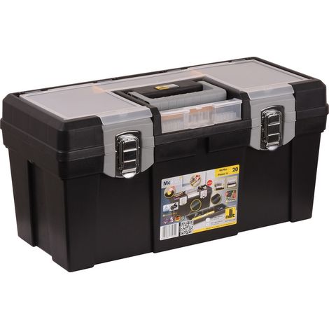 Allit Werkzeugkoffer McPlus 51 x 24 x 25 cm Werkzeugkiste Werkzeugkasten (1/5)