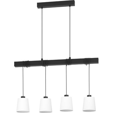 Suspension luminaire Townshend 8, lustre à 4 lampes avec poutre en (1/5)