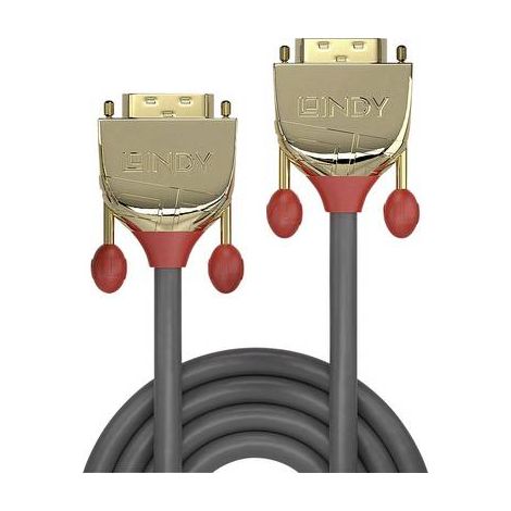 Câbles et adaptateurs audio vidéo LINDY 20m Gold DVI-D SLD Single Link Cable 18+1 Single Link resolution 1920x1200 (1/3)