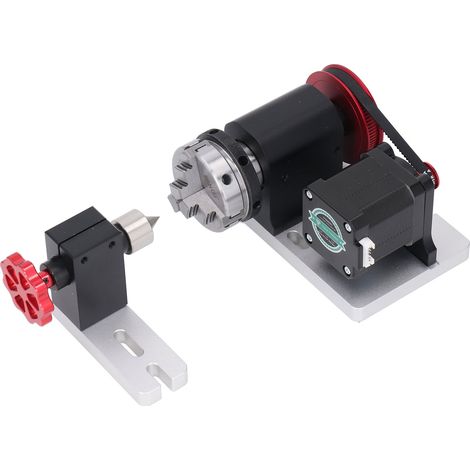 Kit de module rotatif CNC : rapport de réduction par courroie 4:1, mandrin 4-60 mm, module rotatif à 4e axe pour la TTC450 et la plupart des fraiseuses (1/5)