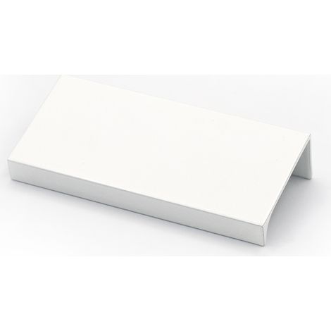 Tirador UA06 blanco, tirador de muebles Edge blanco brillante, ligero y duradero UA06 34cm 320/340 (1/5)