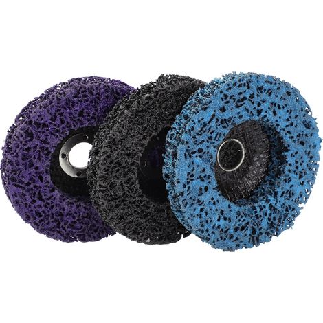 Ensemble de 3 disques de polissage, disques de ponçage en résine flexible, abrasifs, 4 pouces (100 x 16 mm) (1/5)