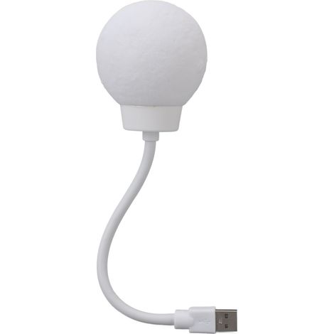 Lampe de lecture USB, commande vocale lunaire, capteur automatique, col de cygne Flexible, veilleuse pour chevet, dortoir (1/5)