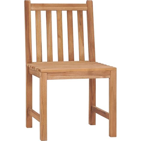 Maison Exclusive - Sillas de jardín 4 unidades madera maciza de t (1/5)