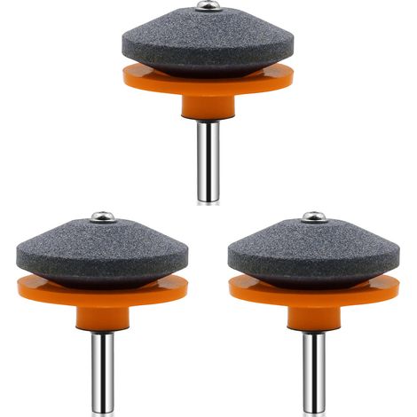 Ensemble de 3 meules de broyage robustes pour perceuses électriques - AquaForge (1/5)