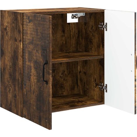 Armadietto a muro Mobiletto a muro Rovere Fumo 59 x 31 x 60 cm DAS229736 (1/5)