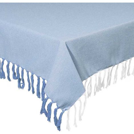 Tognana Tovaglia Chambray Textile 150 x 300 Cm Blu