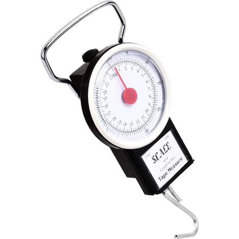 Balance à Bagages Pèse Bagages Échelle de Pêche Échelle, Bagage Manuelle Bagage Manuelle Crochet Portable Bagages et 1M Ruban à Mesurer, Jusqu'à 22 kg (1/5)
