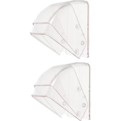 Set mit 2 transparenten, wasserdichten Funkabdeckungen, Regenschutzhüllen für die Außenzugangskontrolle
