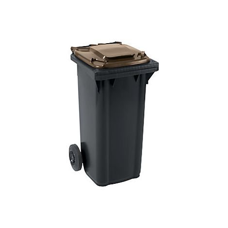 kaiserkraft Bidone per rifiuti in plastica DIN EN 840