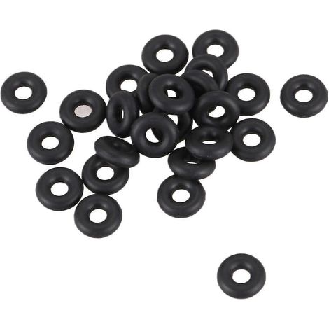20 Stück schwarze O-Ring-Öldichtungsringe aus Gummi, 5,6 mm Durchmesser, 1,8 mm Dicke (1/5)
