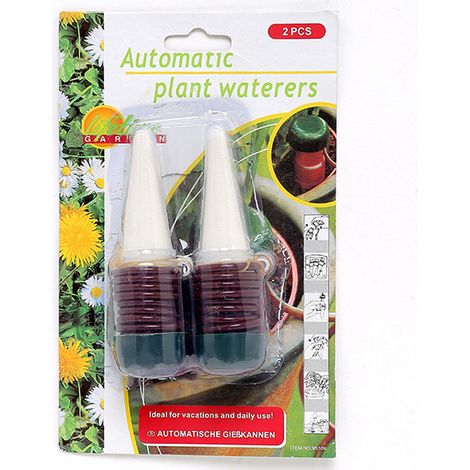 Abreuvoirs automatiques pour plantes et fleurs en pot, dispositif d'arrosage automatique à libération lente pour l'extérieur et l'intérieur (1/5)