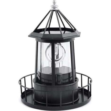 Lanterne solaire décorative LED rotative – Panneau solaire intégré – Éclairage automatique nocturne – Pour jardins et patios (1/5)