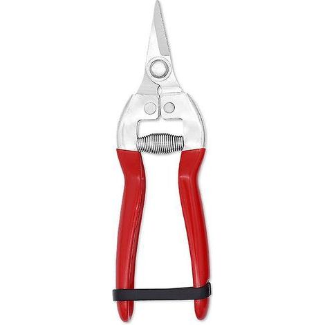 Pruning shears for garden roses, professional manual pruners, straight/curved stainless steel blades, plant trimming, fruit picking (straight blade) (1/4)