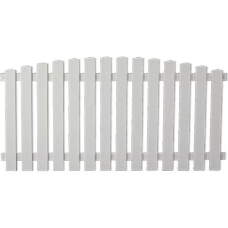 LIGHTLINE Vorgarten Hochbogen 180 x 80/90 cm, weiß