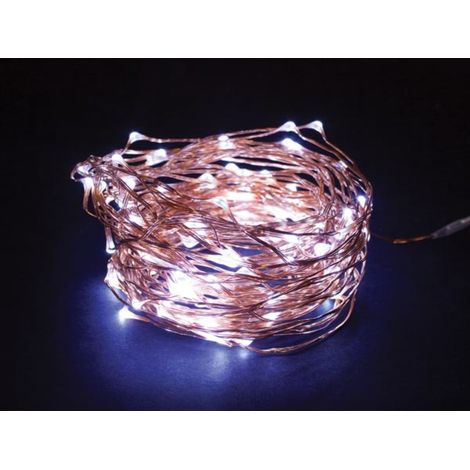Microlight led - 12 m - 120 weiße Lampen - Kabel de Kupfer - 7,5 v (1/2)