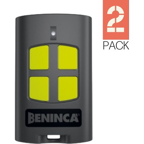 TO.GO4VA - Télécommande 4 canaux BENINCA Pack de 2