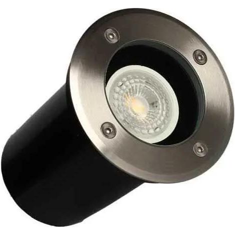 Lámpara exterior arlux Tulip foco inox 5W 11cm