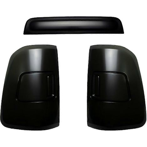 Set mit 3 dekorativen, rauchschwarzen Rücklicht- und Bremslichtabdeckungen für Dodge Ram 1500/2500 (2019-2025) (1/5)