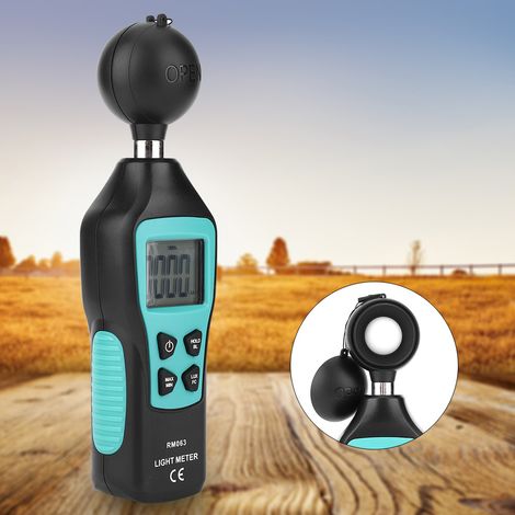 Luxmètre numérique portable RM063 de haute précision avec écran LCD, photomètre (1/5)