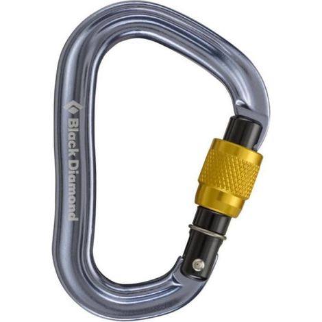 Mousqueton de sécurité - - VaporLock Screwgate - Ultra-léger - Forme poire - Verrouillage à vis