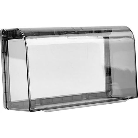 Cache-prise étanche et profond avec protection verrouillable, boîtier de détection, protection murale et de porte pour chargeur, noir (1/5)