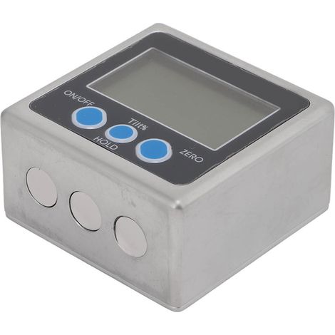 Niveau à bulle numérique 4x90 degrés, rapporteur d'angle magnétique électronique, inclinomètre, aimant simple face (1/5)