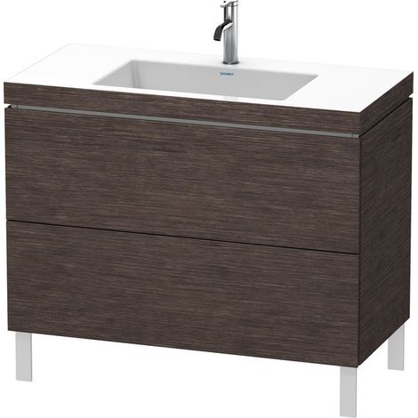 Duravit L-Cube meuble lavabo c-bonded avec socle sur pied, 100x48 (1/2)