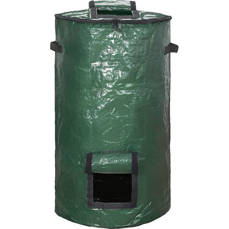 Sacs à compost - Sacs à compost organiques, sacs de fermentation écologiques en PE  Poubelles de jardin robustes avec poignées, sacs à engrais à faire soi-même, sacs de stockage écologiques pour déche
