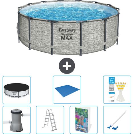Bestway Steel Pro MAX Rund - 427x122 cm - 8-teilig S616