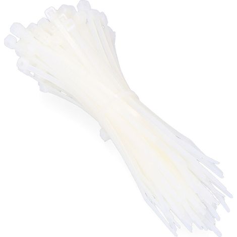 Bridas Naturales 100x2,5mm (Bolsa 100 Unid.) Nylon Alta Calidad (1/2)