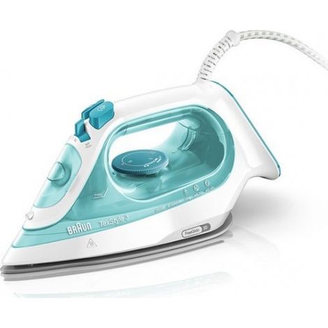 Braun SI 3041 GR Plancha a vapor Suela de cerámica 2350 W Turquesa, Blanco