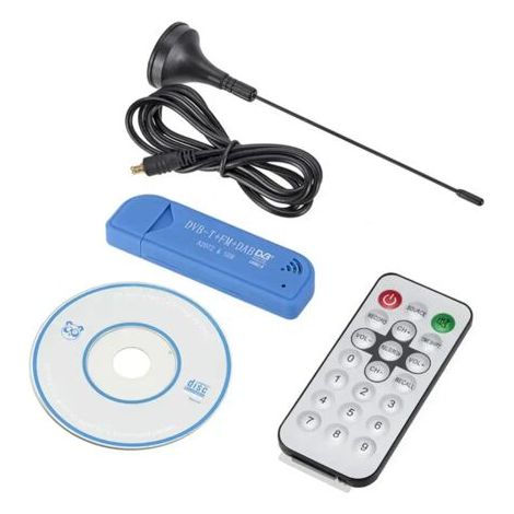 Clé récepteur de carte Tv numérique Sdr + Dab + Fm Dvb-T Rtl2832U + FC0012, Usb 2.0, Tuner de télévision numérique, Usb Fm + Dab + Dvb-T + Sdr