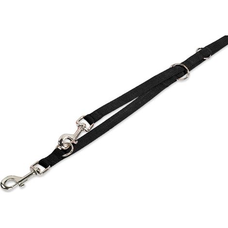 Nobby® Hunde Führleine Classic M-L  Schwarz 200 cm - Nylon