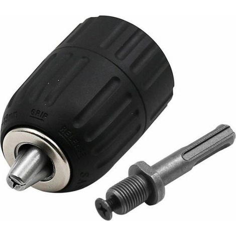 Mandrin Sans Clé - 2 À 13 Mm - Adaptateur 1/2 Pouces Sds - Compatible Perceuses Sds Gsb Gsr - 1 Pièce (1/4)